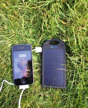Travel + Solar phone charger Travel + Solar phone charger