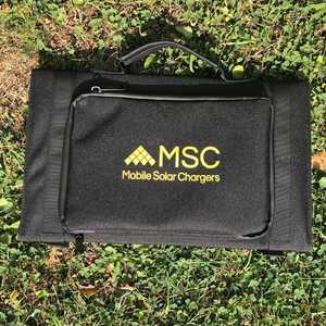 MSC 30W Solar Panel zipped pocket