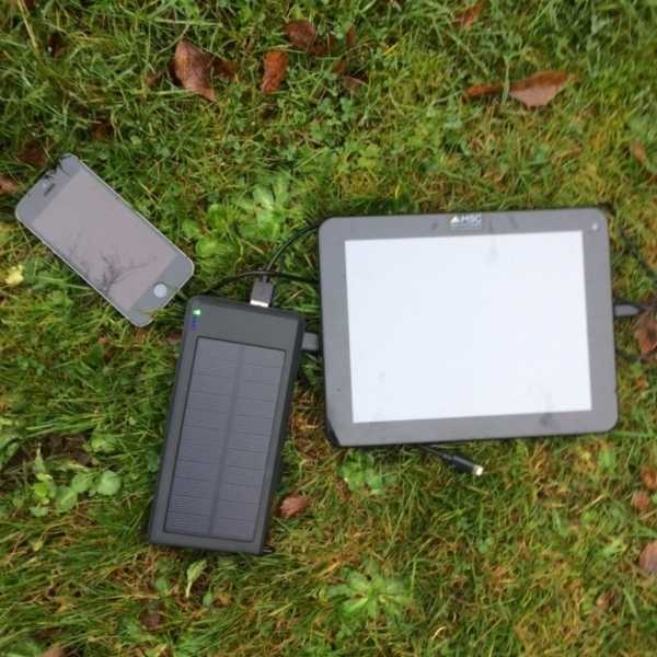 Camping Quick Charge Solar Charger 5v/9v/12v dual USB 10000mAh 