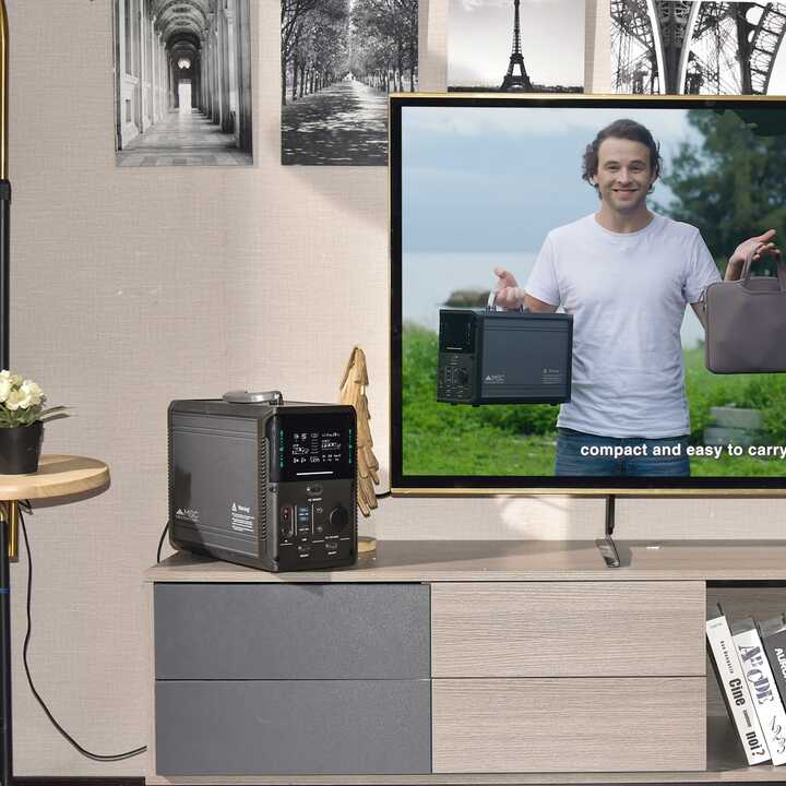 MSC 1075Wh running TV