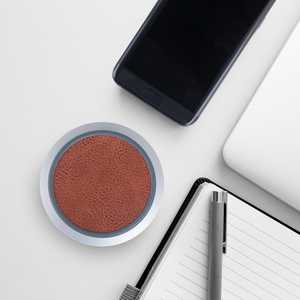 WPC Leather Fast Charge Wireless Pad WPC Leather Fast Charge Wireless Pad