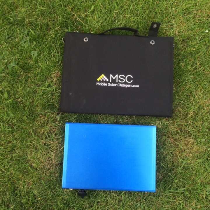 MSC 113Ah Super Power Bank and 40W Solar Panel