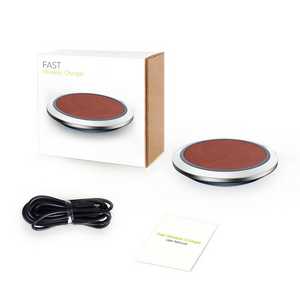 WPC Leather Fast Charge Wireless Pad