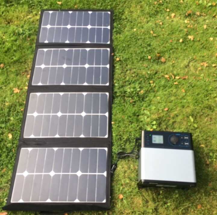 MSC 105Ah Super Power Bank and MSC 80W Solar Panel