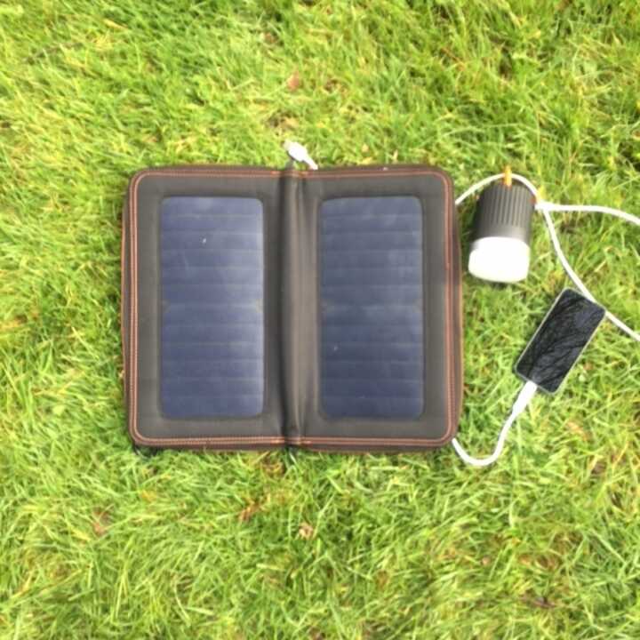 MSC 13w Folding Solar & 9000mAh MSC Camping Lantern