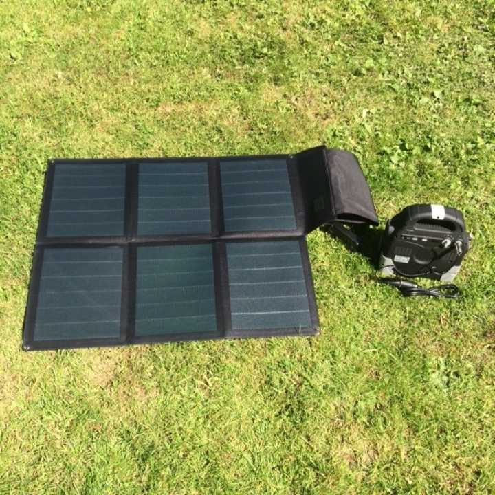 MSC 50W CIGS folding solar and 95Ah super Power Bank