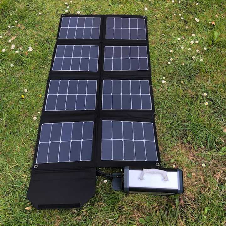 MSC 130w 5-19v Folding Solar & 300Wh Power Bank