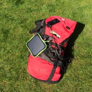 MSc Camping Waterproof solar phone charger MSC Camping Waterproof solar phone charger