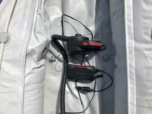 MSC Overland pumping up 4m canoe MSC Overland pumping up 4m canoe