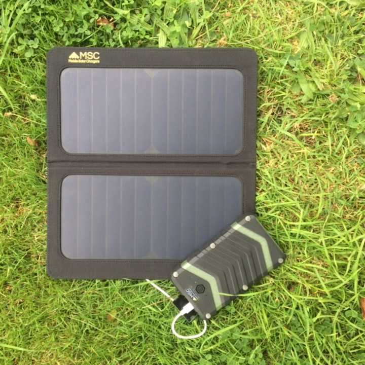 MSC 13W SunPower Solar & MSC Aqua Trek 18,000mAh