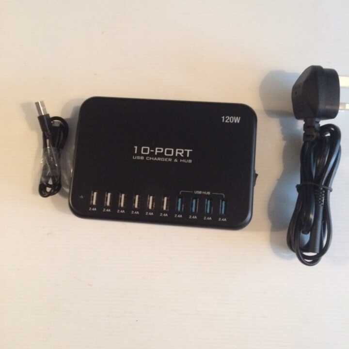 MSC 10 x usb mains charger