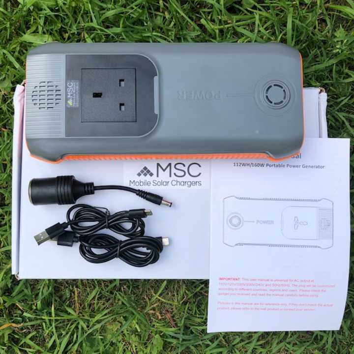 MSC 115W DC/AC Power Bank & Laptop