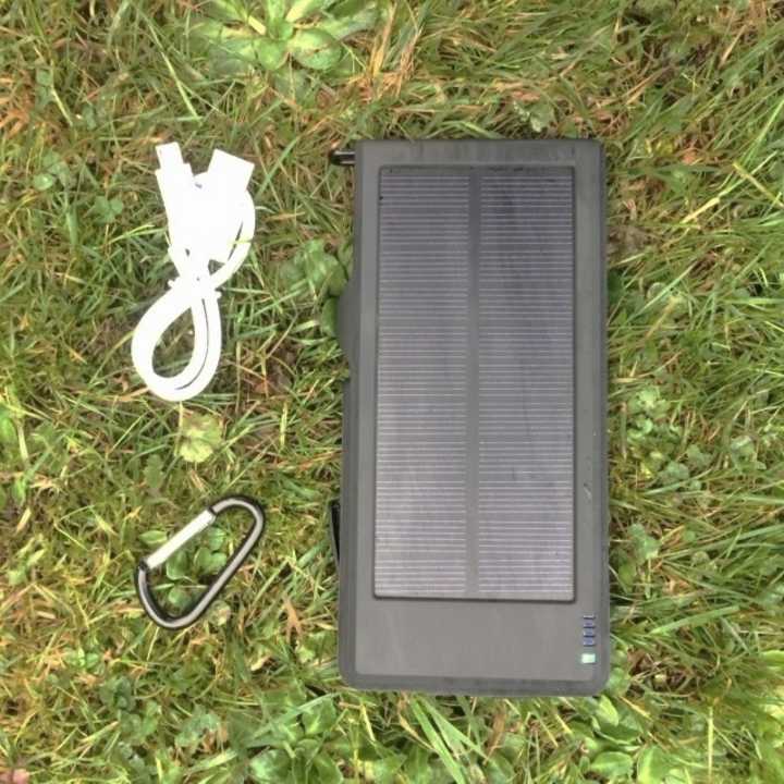 MSC Camping + QC Solar Charger 12000mAh & iPhone