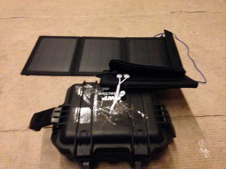 Mobile Solar Chargers on James Redden Artic walk