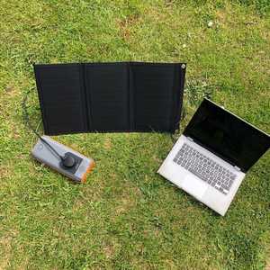 MSC 30w ETFE panel running MSC 115W inverter into a Laptop MSC 30w ETFE panel running MSC 115W inverter into a Laptop