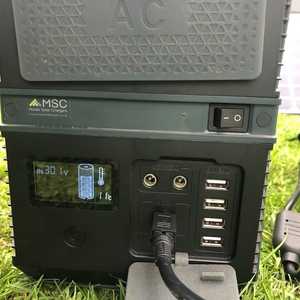 MSC 1000W Super Power charging from MSC 100W Solar