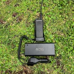 MSC 222Wh Power Bank charging 12V Motorola radio