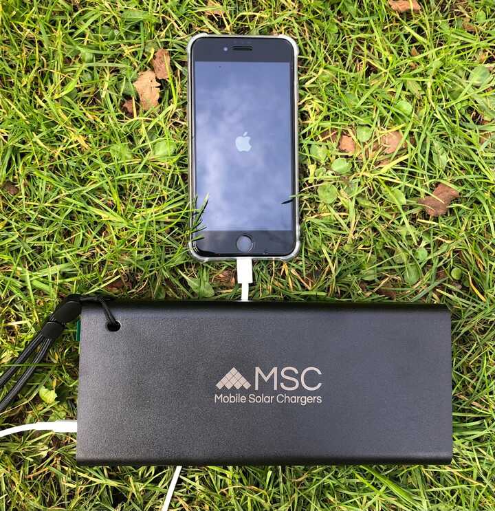 MSC 100Wh charging iPhone
