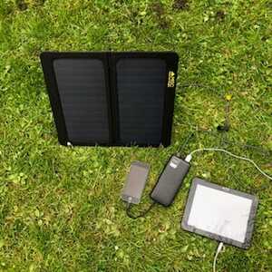 MSC QC 20Ah charging from MSC 13W Solar