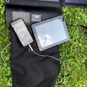 MSC Expedition 48W CIGS Solar charging iPhone & Tablet MSC Expedition 48W CIGS charging iPhone & Tablet