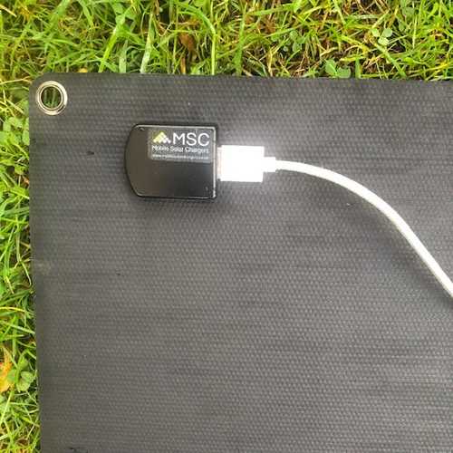 MSC 8W CIGS Solar Charger