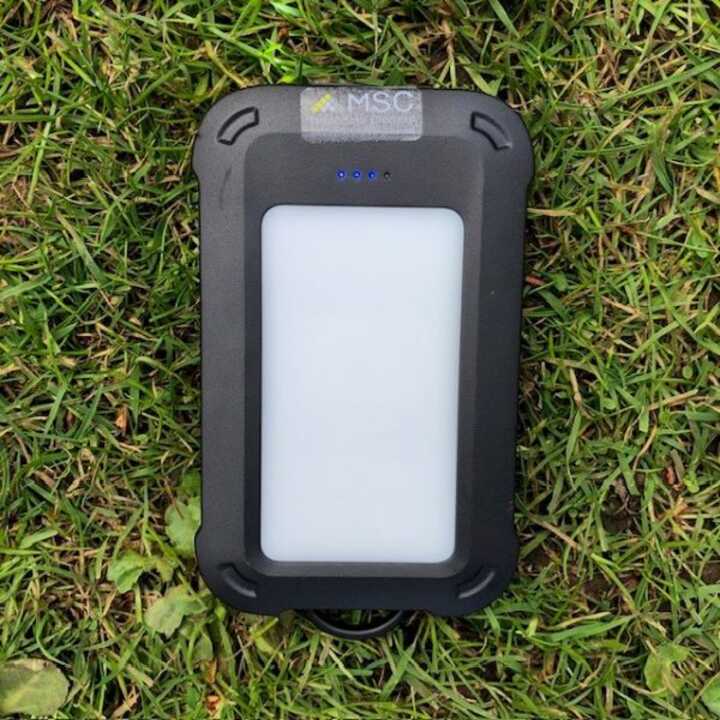 MSC Aqua Trek Waterproof QC &amp; Qi 10Ah wireless Power Bank 