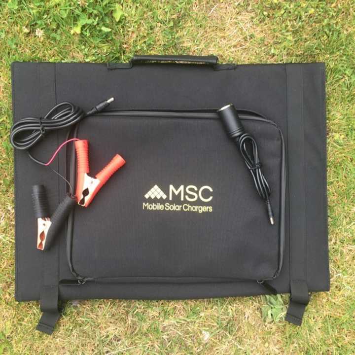 MSC 60W ETFE Folding Solar panel packed
