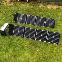 MSC 100W SunPower QC 5V/PD42W/18V/36V Folding Solar Charger 