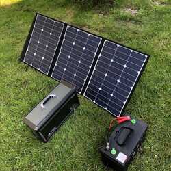 MSC 120W SunPower QC 5V/PD42W/18V Folding Solar Charger 