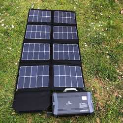 MSC 130W SunPower 5v/12v/19v Folding Solar charger