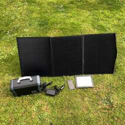 MSC 90W Mono ETFE 5V/12V/18V QC & C Type Folding Solar Panel Charger