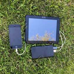 MSC Essential 10Ah dual USB Power Bank  (3 + Phone charges) 