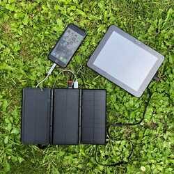 MSC Travel Plus 20Ah Qi Solar Power Bank Charger UK