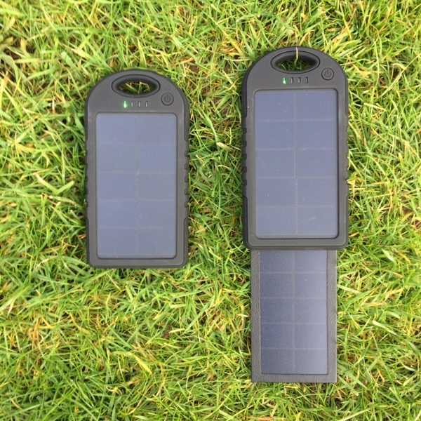 MSC Travel + Waterproof 2.2w Solar Charger 5000Mah (2+ phone charges)