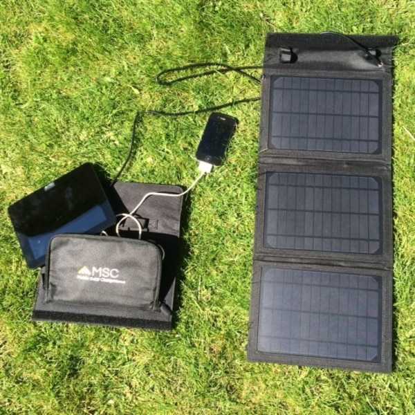 MSC 15W usb 5v/2A Portable Solar Panel Charger Detachable Controller