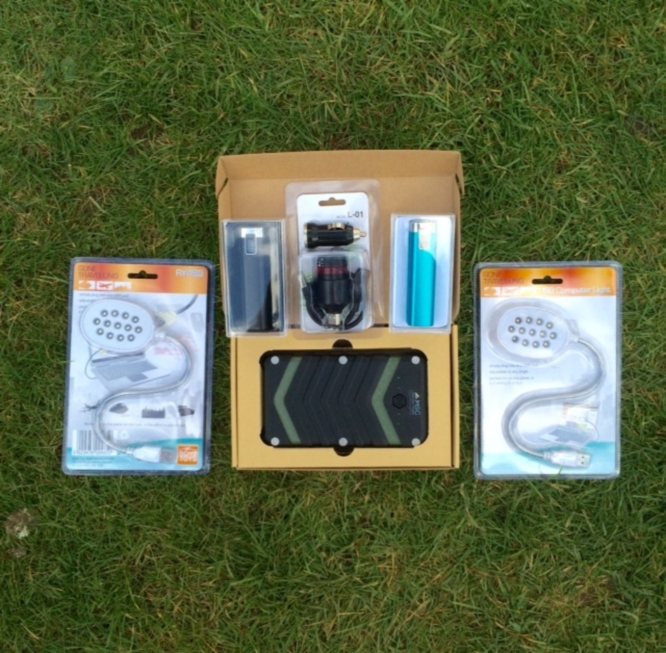 MSC Festival Charger Package  Solar Charger Camping Bundle £20 saving