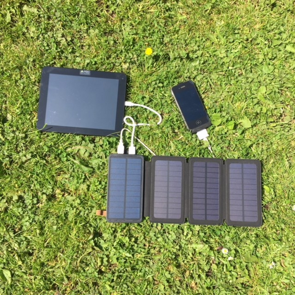 MSC Qi Wireless 5W Solar power bank 12,000mAh solar power bank qi